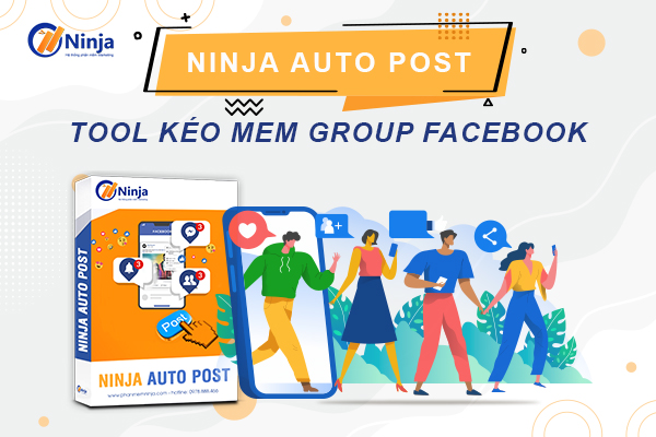 Tool kéo mem group Facebook Ninja Auto Post