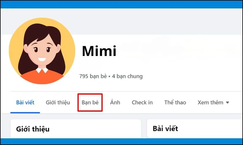 Cách tìm bạn trên Facebook qua bạn bè của mình