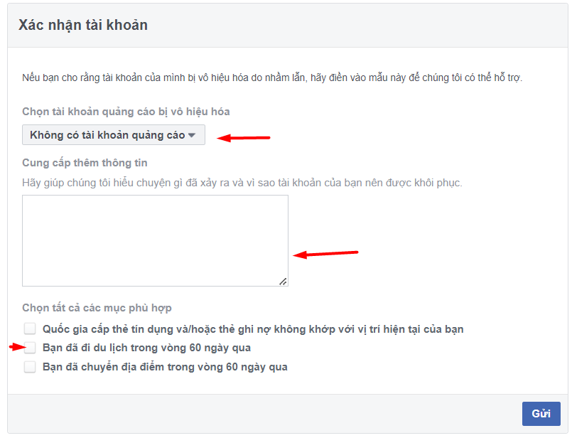 Link 415 fb kháng tài khoản need