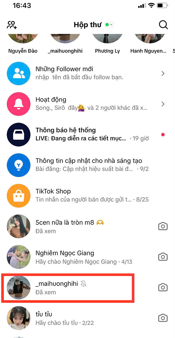 Chọn đoạn chat