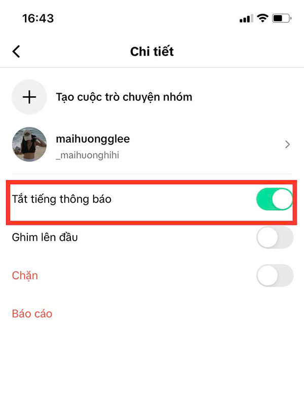 Bật thông báo