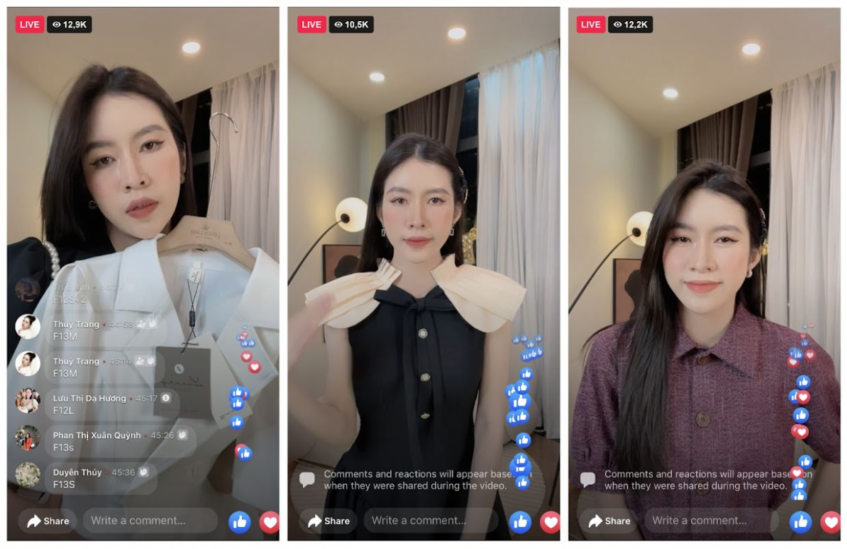 Kịch bản livestream tiktok quần áo